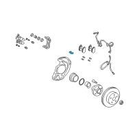 OEM 2008 Lexus RX350 Plate, Pad Support, NO.2(For Front Disc Brake) Diagram - 47717-48050