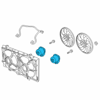 OEM Chevrolet SS Fan Motor Diagram - 19355766