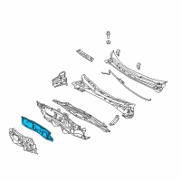 OEM Hyundai Accent Insulator-Dash Panel Diagram - 84124-1R060
