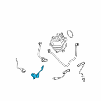 OEM 2007 BMW X5 Oxygen Sensor, Grey Diagram - 11-78-7-557-223