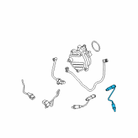 OEM 2007 BMW X5 Oxygen Sensor, Grey Diagram - 11-78-7-558-179