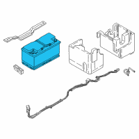 OEM 2021 BMW 530i Lithium-Ion Starter Battery Diagram - 61-21-7-857-288