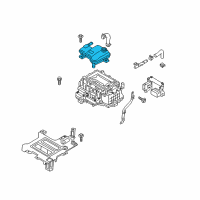 OEM 2019 Hyundai Ioniq Radiator Reservoir Assembly Diagram - 25430-G2500