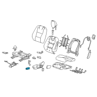 OEM 2014 Chevrolet Camaro Switch Asm-Front Seat Adjuster Diagram - 92225805