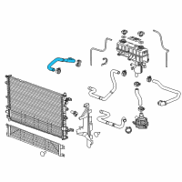 OEM 2015 Chevrolet Volt Inlet Hose Diagram - 20896260