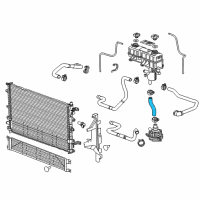 OEM 2014 Chevrolet Volt Reservoir Hose Diagram - 20896061