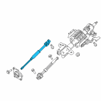 OEM 2016 Ford F-250 Super Duty Intermed Shaft Diagram - BC3Z-3E751-A