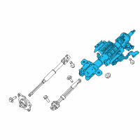 OEM 2013 Ford F-350 Super Duty Steering Column Diagram - CC3Z-3C529-AP