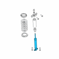 OEM Ford Mustang Shock Diagram - FR3Z-18125-AG