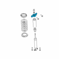 OEM 2018 Ford Mustang Upper Mount Diagram - FR3Z-18A161-A