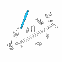 OEM 2012 GMC Yukon XL 2500 Shock Diagram - 20906291