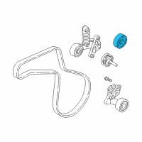 OEM 2017 Kia Optima Idler-Drive Belt Diagram - 252882E650