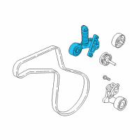 OEM Hyundai TENSIONER Assembly-Hydraulic Diagram - 25283-2E650