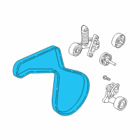 OEM 2019 Kia Optima RIBBED Belt-V Diagram - 252122E660