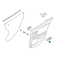 OEM 2020 Hyundai Veloster N Unit Assembly-Power Window Sub Diagram - 93581-J3000-4X