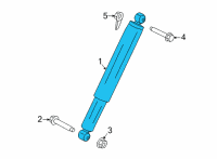 OEM 2022 Ford F-150 SHOCK ABSORBER ASY Diagram - ML3Z-18125-AJ