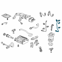 OEM Honda Accord Crosstour Sensor, Front Oxygen Diagram - 36532-RBR-A01
