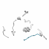 OEM Nissan Maxima Hose & Tube Assy-Power Steering Diagram - 49721-JA100