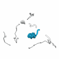 OEM Nissan Altima Pump Assy-Power Steering Diagram - 49110-ZX02A