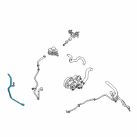 OEM Nissan Altima Oil Cooler Assy-Power Steering Diagram - 49790-JA000