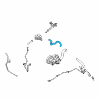 OEM Nissan Hose Assy-Suction, Power Steering Diagram - 49717-JA000