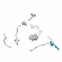 OEM 2010 Nissan Maxima Hose-Return, Power Steering Diagram - 49725-JA10A