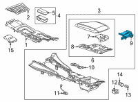 OEM Cadillac ATS Hinge Diagram - 22768380