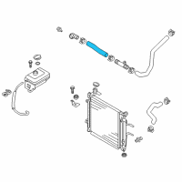 OEM Kia Optima Hose-Radiator Lower Diagram - 25412C1100