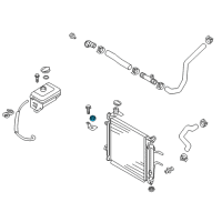 OEM 2012 Kia Sorento Bracket Assembly-Radiator Diagram - 253332P000