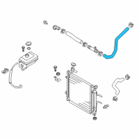 OEM 2019 Kia Optima Hose-Radiator Outlet Diagram - 25413C1100