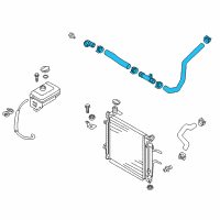 OEM 2018 Kia Optima Hose Assembly-Radaator, Lower Diagram - 25415C1100