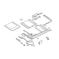 OEM Hyundai Sonata Connector-Sunroof Link, RH Diagram - 81650-38000