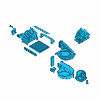 OEM Hyundai Genesis Coupe Blower Unit Diagram - 97100-2M000