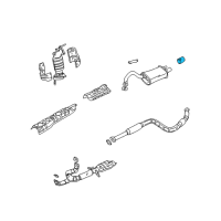 OEM 2002 Dodge Stratus Pipe-Tail Pipe Diagram - MR497446