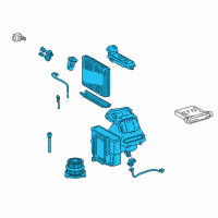 OEM 2002 Toyota Echo Evaporator Assembly Diagram - 87030-52170