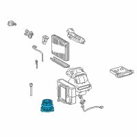 OEM Toyota Echo Fan & Motor Diagram - 87103-52060
