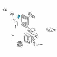 OEM 2004 Toyota Echo Expansion Valve Diagram - 88515-52040