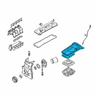 OEM Nissan Sentra Pan Assy-Oil Diagram - 11110-3Z000