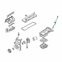 OEM Guide-Oil Level Gauge Diagram - 11150-3Z002