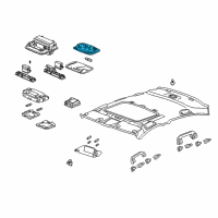 OEM 2012 Honda Crosstour Base (Bright Ivory) Diagram - 34252-S5A-003ZY