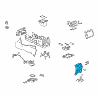 OEM 2003 Chevrolet Tahoe Panel, Front Floor Front Console Rear Trim *Neutral Diagram - 88986678