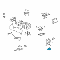 OEM Chevrolet Tahoe Holder Asm, Front Floor Cup *Pewter Diagram - 88986676