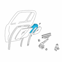 OEM 2000 Toyota Echo Weatherstrip Diagram - 68188-52030