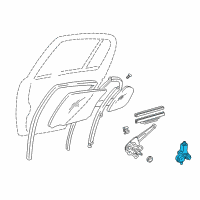 OEM Toyota Echo Window Motor Diagram - 85720-52010