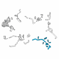 OEM 2022 Toyota Camry By-Pass Hose Diagram - 16261-F0012