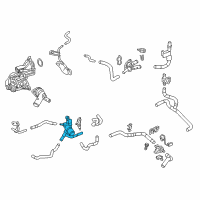 OEM 2020 Toyota Camry Water Outlet Diagram - 16331-F0010