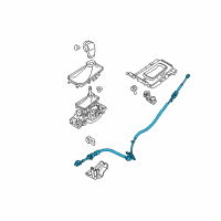 OEM 2014 Lincoln MKT Shift Control Cable Diagram - AE9Z-7E395-C