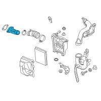 OEM Nissan Juke Tube-Air Inlet Diagram - 14460-BV81A