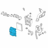 OEM 2016 Nissan Juke Cover Lower Diagram - 16528-1KT0B