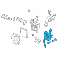 OEM 2015 Nissan Juke Duct-Air Diagram - 16554-1KC0A